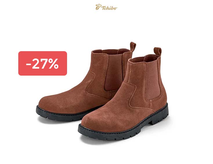 -27% | Lederstiefel bei Tchibo 39,99€