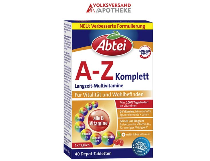 Abtei A-Z Komplett | 40 Tabletten