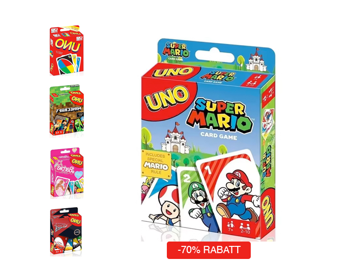 -68% |  UNO Kartenspiel