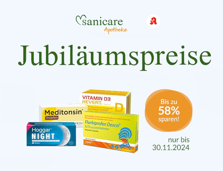 Bis zu -58% | Sanicare Apotheke