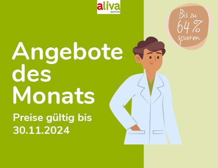 -64% | Angebote November Alivia Apotheke