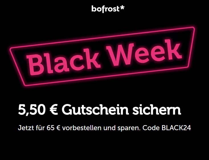 bofrost | 5,50€ Rabatt für Bestandskunden