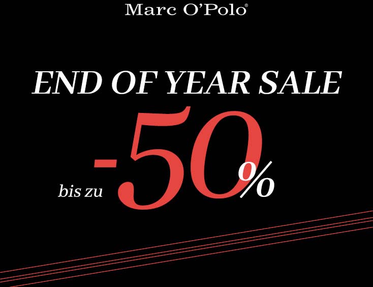 Bis zu 50% Rabatt bei Marc O'Polo