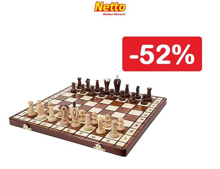 -52% | Albatros Schachspiel Holz ROYAL