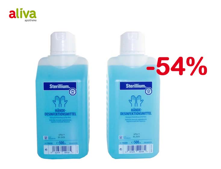 -54% | Sterillium Händedesinfektion 2x500ml