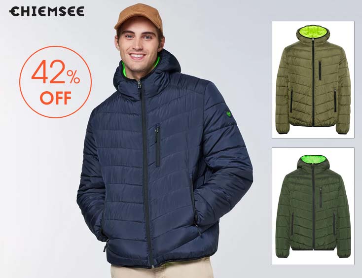 -42% | Leichte Steppjacke mit Wattierung