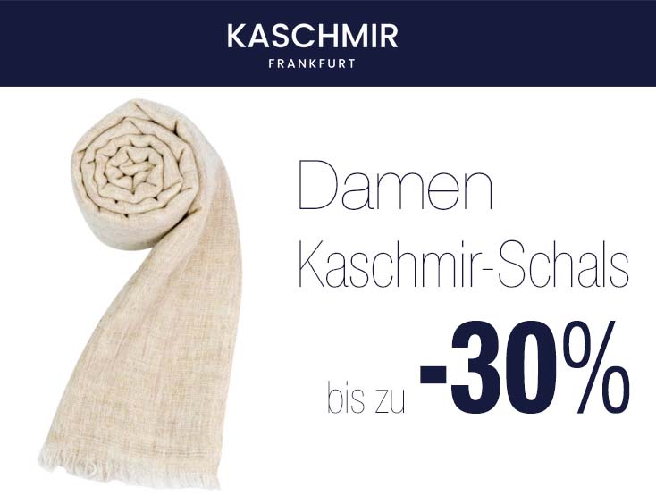 Damen Kaschmir-Schals bis zu -30%