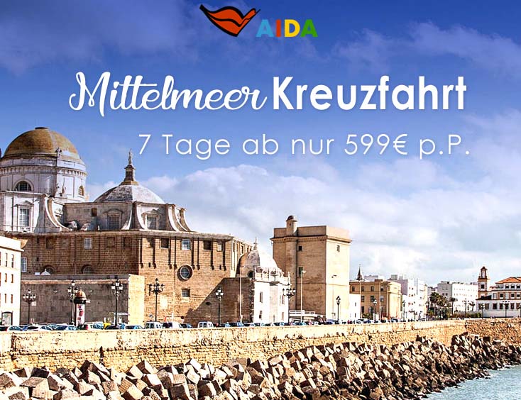 Mittelmeer-Kreuzfahrt 7 Tage ab 599 p.P.
