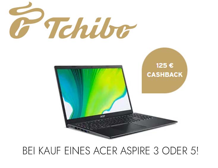 Bis zu  125 € Cashback beim Kauf eines Acer Aspire 3 oder 5!
