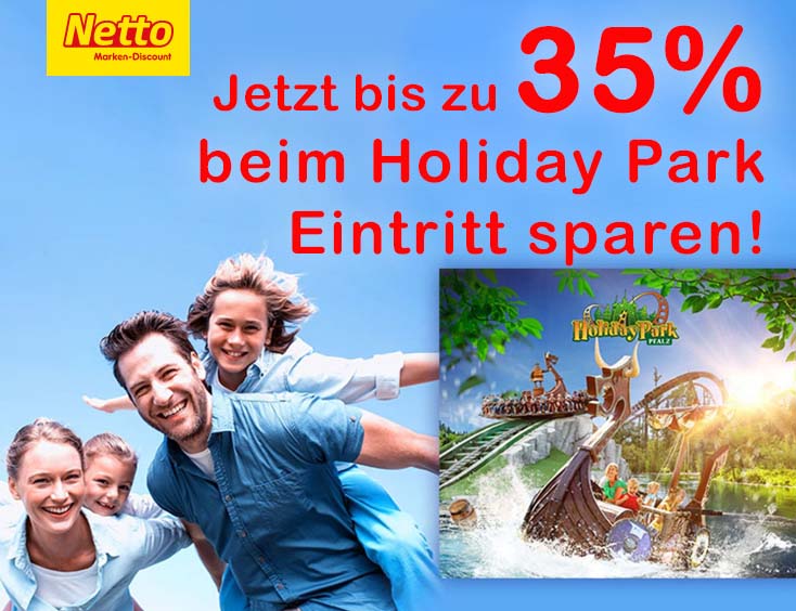 Jetzt bis zu 35% beim Holiday Park Eintritt sparen!