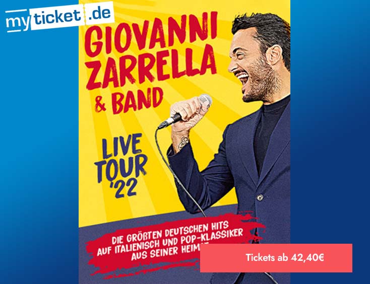Giovanni Zarrella & Band - Live Tour 2022 Tickets