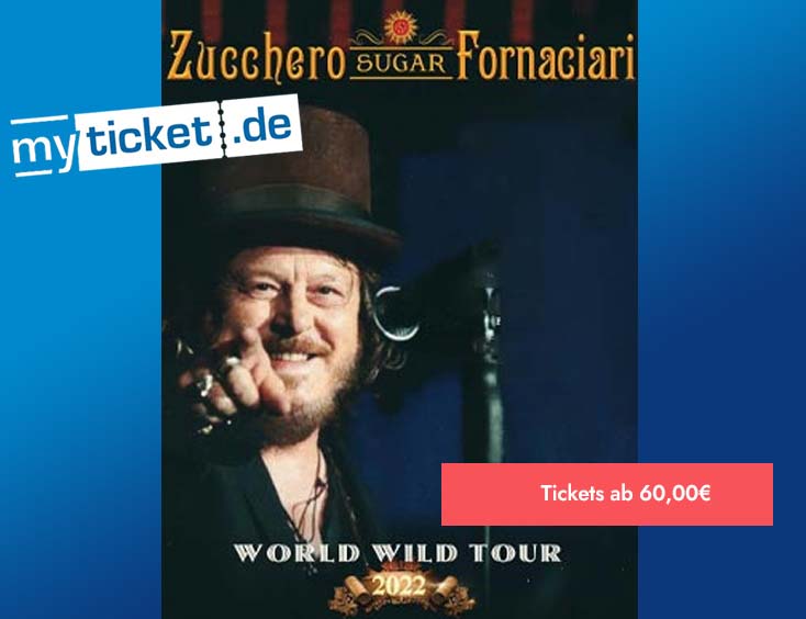 Zucchero - WORLD WILD TOUR 2022 Tickets
