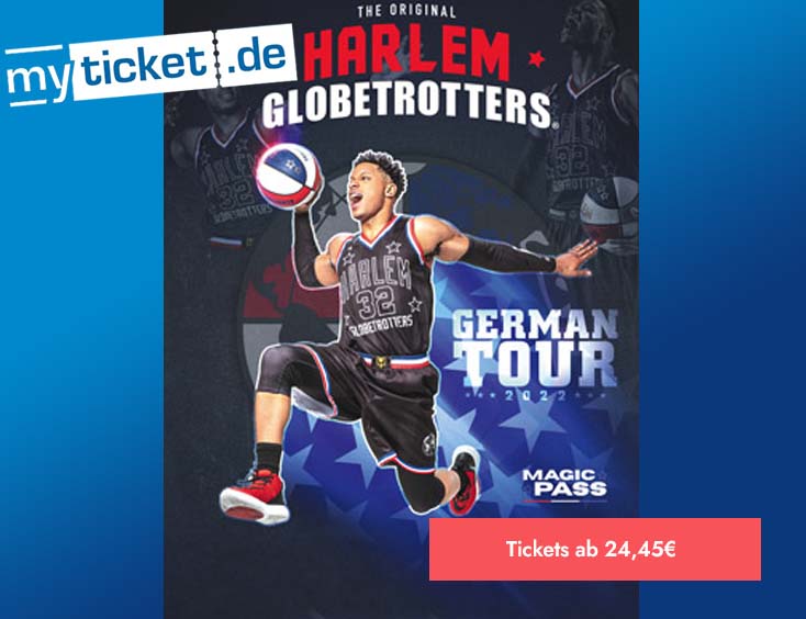 The Harlem Globetrotters - German Tour 2022 Tickets