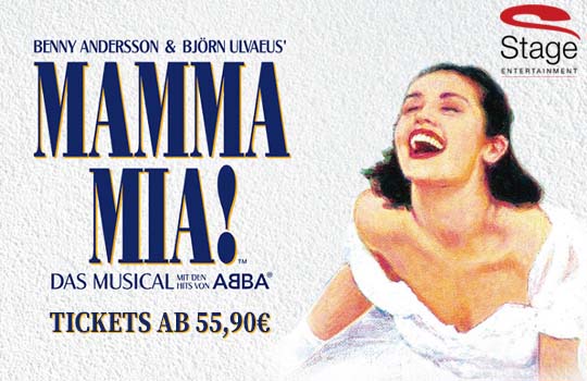 Mama Mia - Das Musical mit den Hits von Abba Tickets