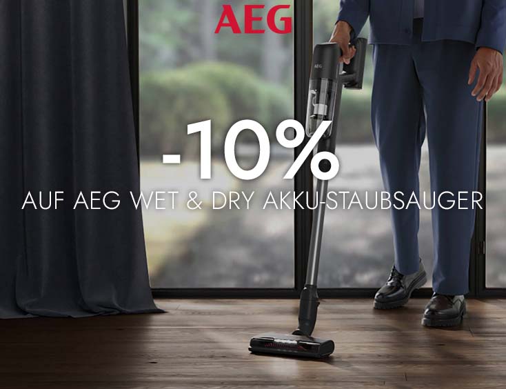 -10% auf AEG Wet & Dry Akku-Staubsauger