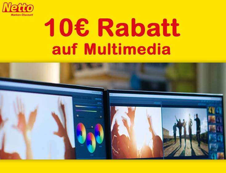 10 € Rabatt auf die Kategorie Multimedia