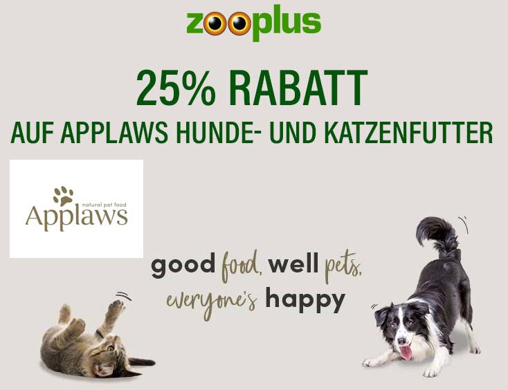 25% Rabatt auf Applaws Hunde- und Katzenfutter