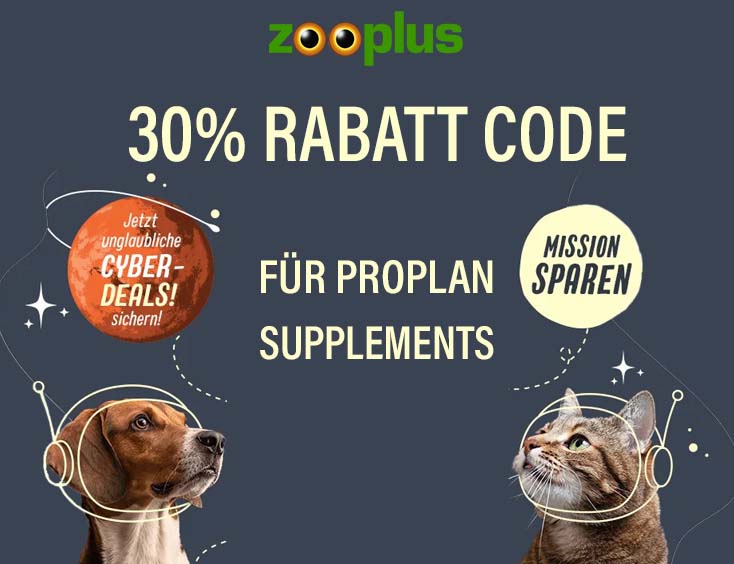 30% Rabatt Code für ProPlan Supplements