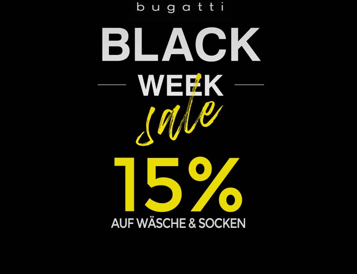 15% auf Wäsche & Socken von Bugatti