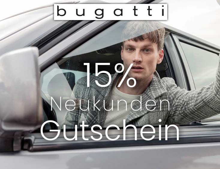 bugatti | 15% Neukundengutschein