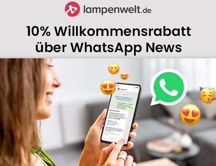 10% Willkommensrabatt über WhatsApp News