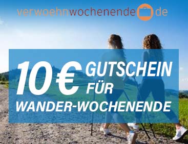 10€ Gutschein Wander-Wochenende
