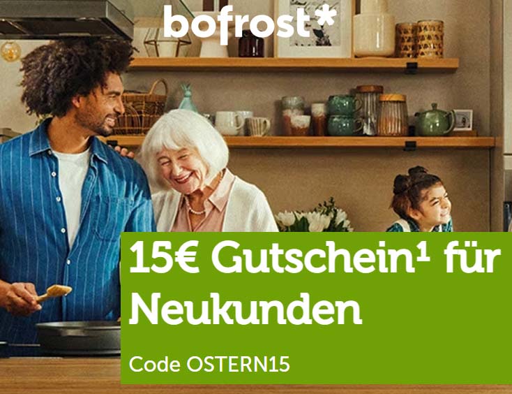 bofrost Gutschein | 15 € Rabatt