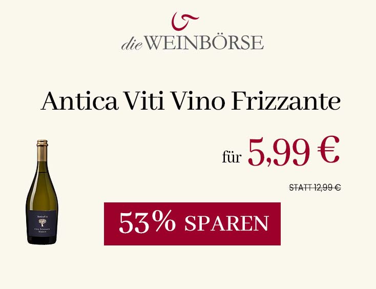 Antica Viti Vino Frizzante für 5,99 € statt 12,99 €
