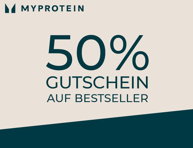Myprotein | 50% Gutschein auf Bestseller
