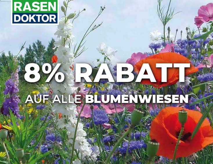 8% Rabatt auf alle Blumenwiesen!