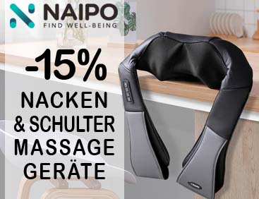 -15% Nacken-und-Schulter Massagegeräte