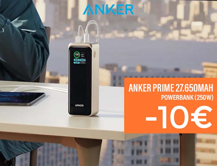 -10€ | Anker Prime 27.650 mAh Powerbank