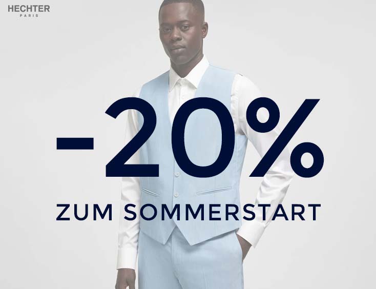 20% Rabattaktion zum Sommerstart!