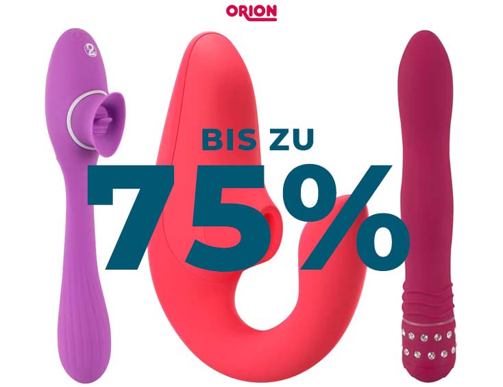 Bis zu 75% auf Toys für Frauen!