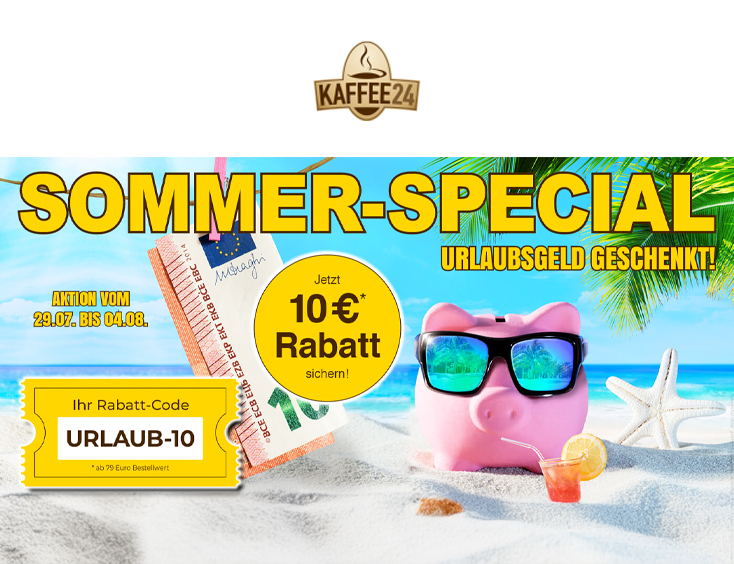 10€ Urlaubsgeld geschenkt!