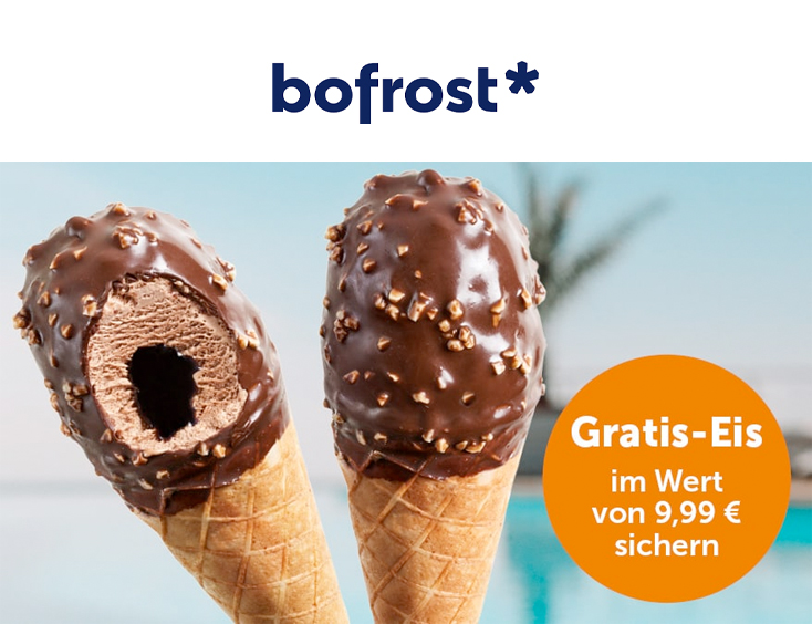 bofrost* | Gratis Eis: „Waffelhörnchen Schoko-Wunder“