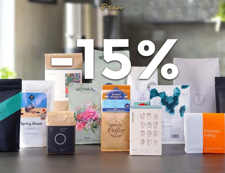 15% auf alle Kaffees bei roasted.