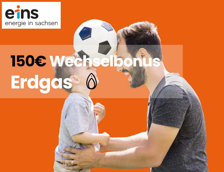 150 € Wechselbonus Gas