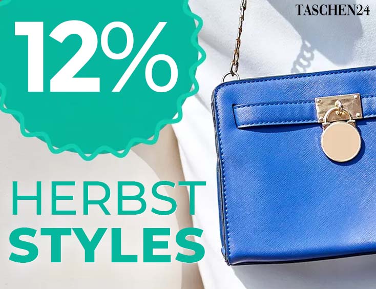 12% Gutschein | Herbst Styles mit Taschen24