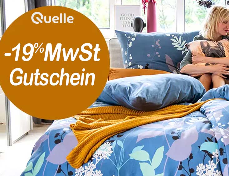 -19% MwSt. auf Möbel, Heimtextilien & Dekoration