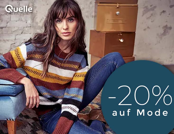 -20% auf Mode für Damen, Herren & Kinder