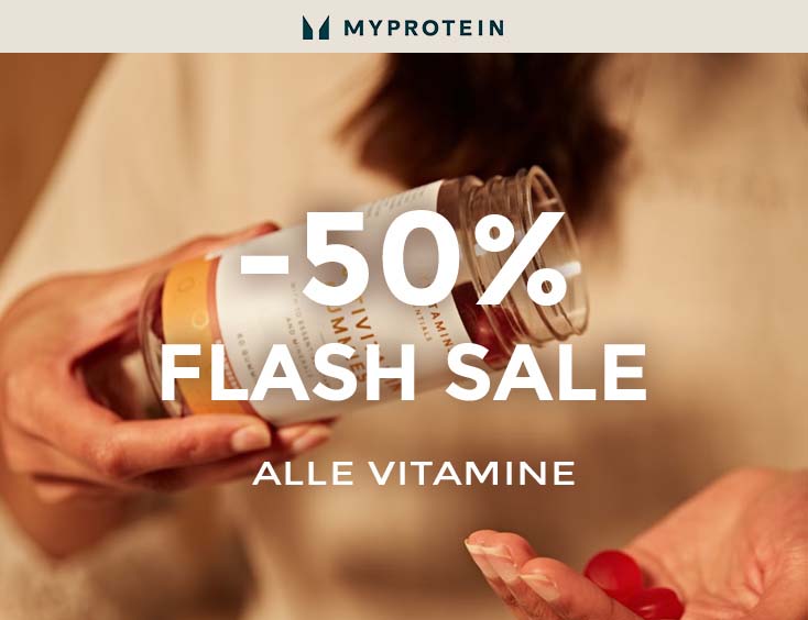 50% AUF ALLE VITAMINE