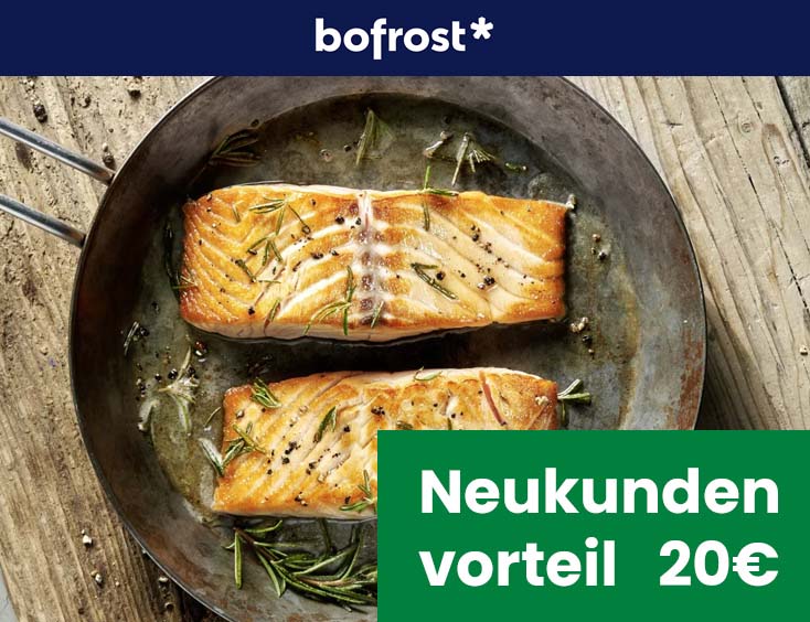 Jetzt 20€ Neukundenvorteil bofrost