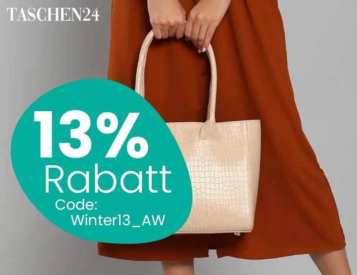 13% Rabattcode Taschen24