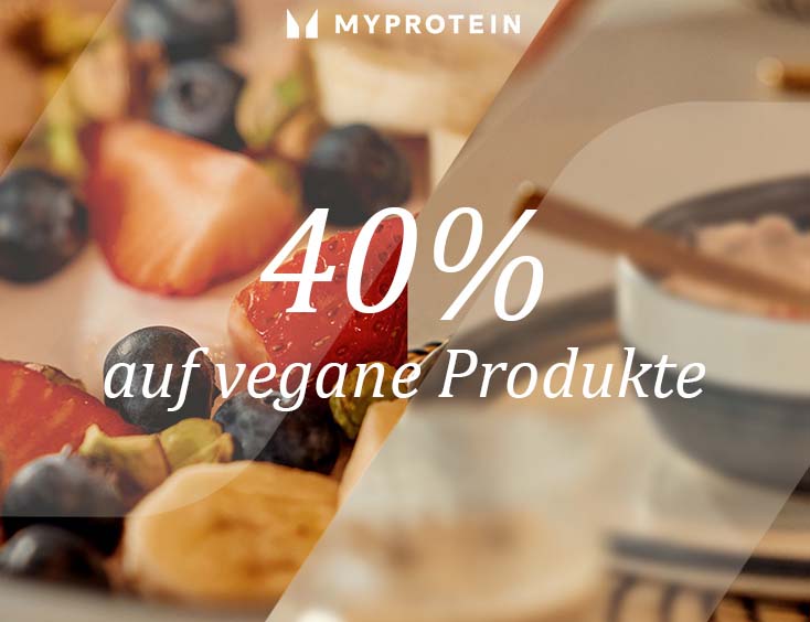 40% auf vegane Produkte!