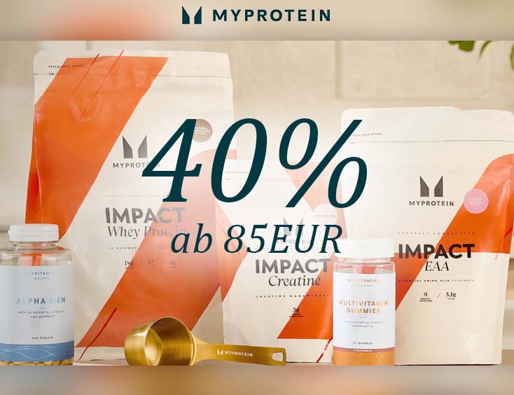 40% ab 85EUR!