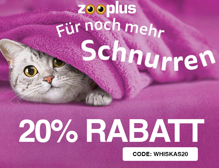 -20% auf alle Whiskas Produkte