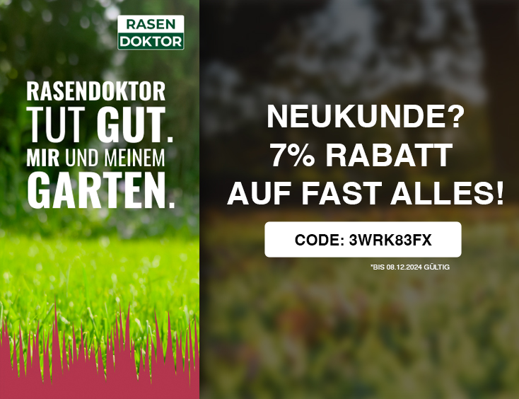 7% Rabatt auf fast alles!