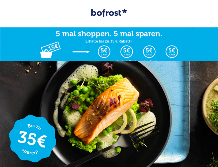 bofrost* | Jetzt bis zu 35€ Neukundenvorteil