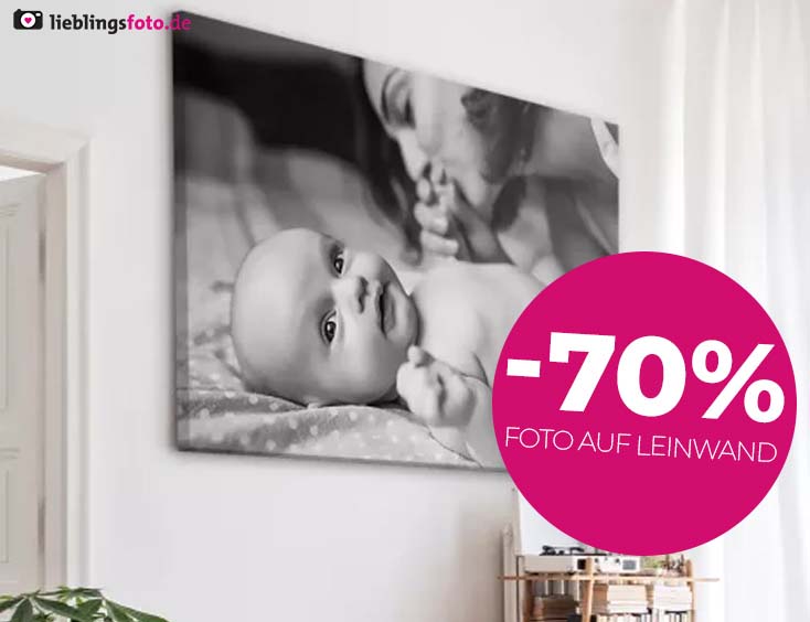 -70% | Foto auf Leinwand | Lieblingsfoto.de